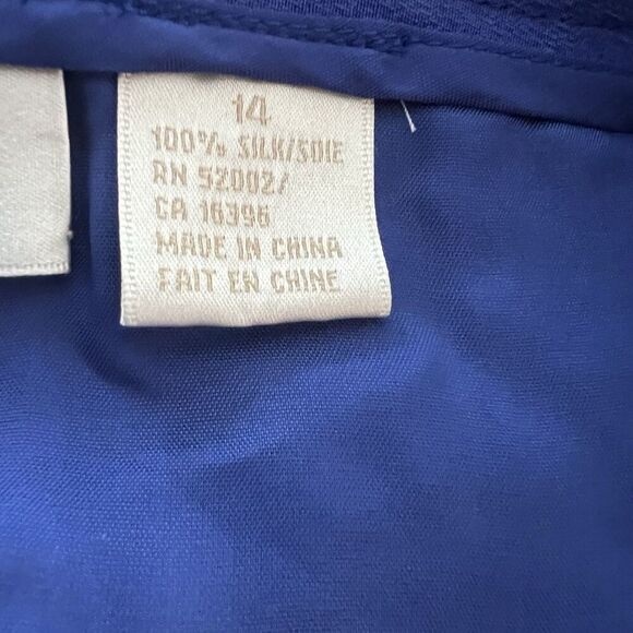 Dana Bachman Women’s Pants 14 100% Silk - Picture 4 of 5